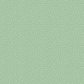 BKRD Holly Jolly Green Polka Dots 2x2