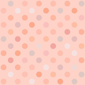 Peach Polka Dot Wallpaper Stock Illustrations – 191 Peach Polka