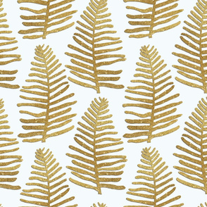 Golden fern/ White