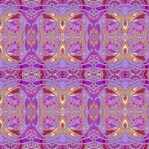 Victorian Purple Paisley
