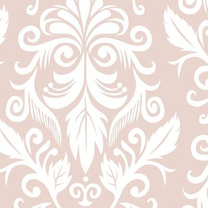 Cream Damask