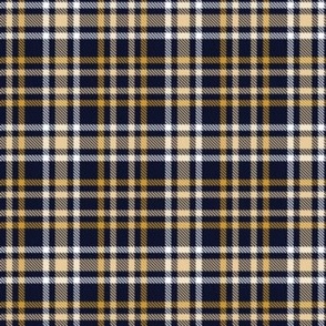 Blue and Gold Plaid