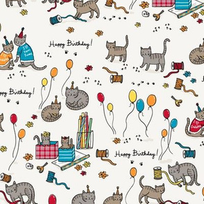 Cat Birthday Party multi