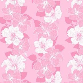 Hibiscus Garlands S - Blush Pink