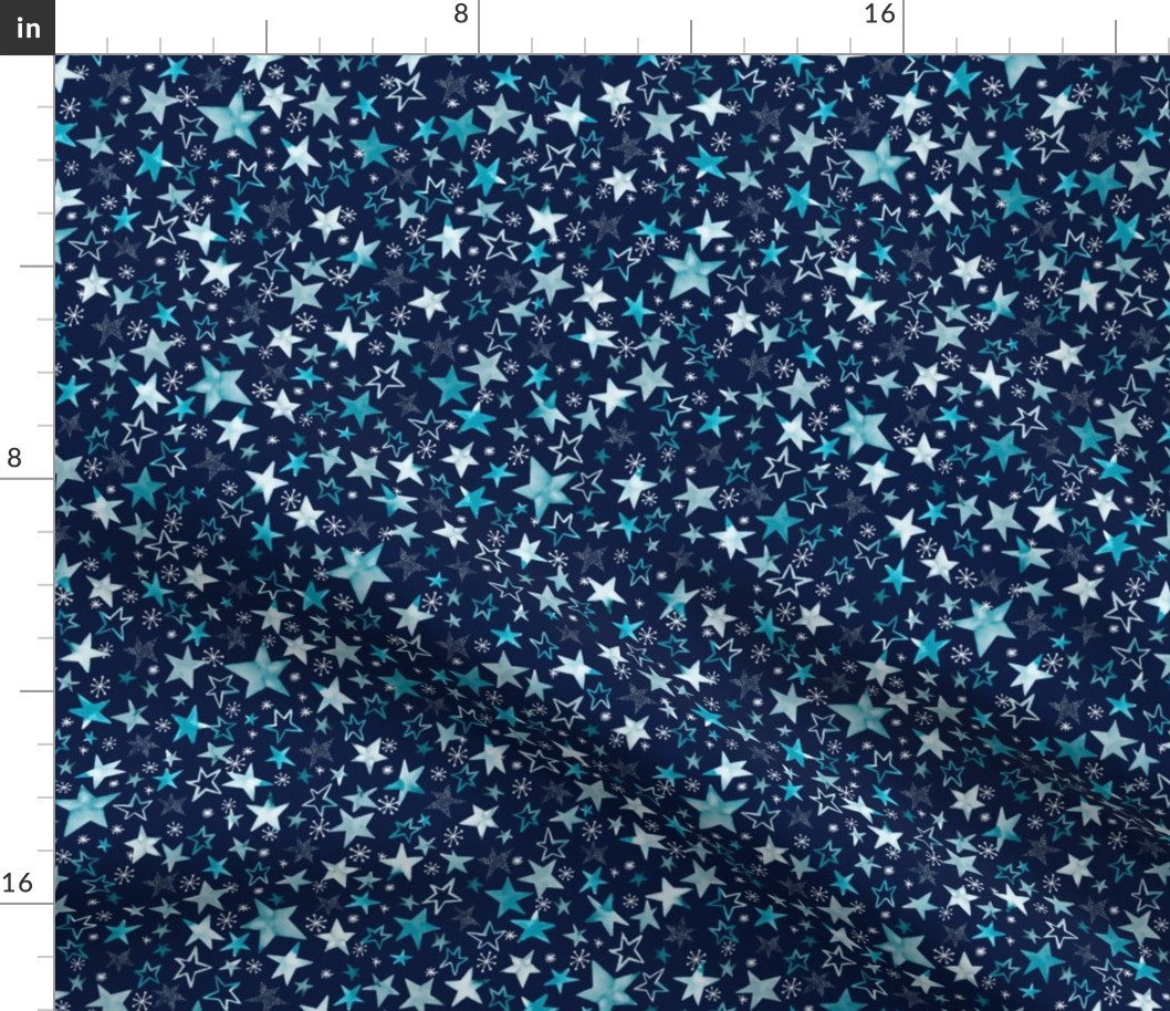 Winter stars Navy