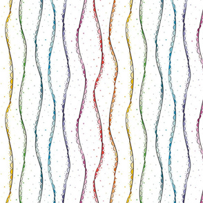 Rainbow Ribbons and Confetti © Jennifer Garrett