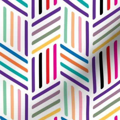 Colorful Geometric Abstract Lines