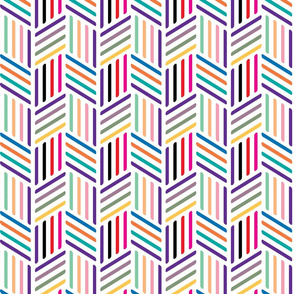 Colorful Geometric Abstract Lines