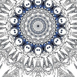 Pinhead Intergalactic Gods Kaleidoscope - Blue