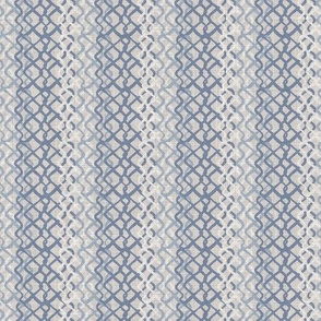  Seamless french farmhouse linen summer block print background. 