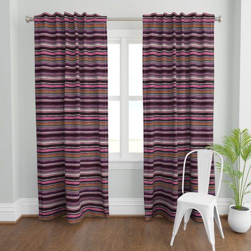 hand-drawn stripe with purples