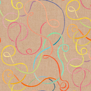 Rainbow Yarn {Linen}