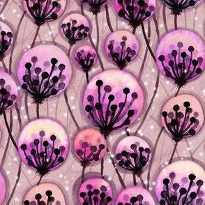 Glowing Fantasy Bubble Flower - PINK