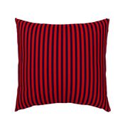 navy red sofa stripe