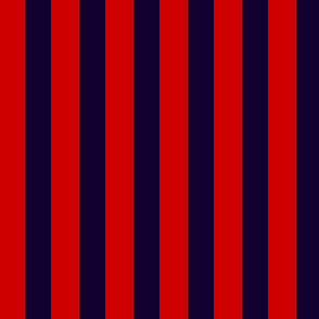 navy red sofa stripe