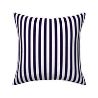 navy white sofa stripe