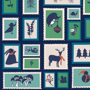 Christmas stamps / small