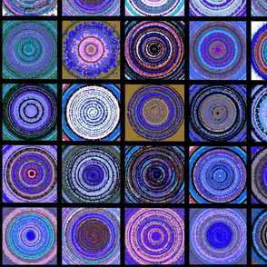 Circle Love in Blues (Large Print)