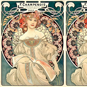 (Fat Quarter) Alphonse Mucha Daydream