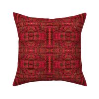 Mottled Red Pillar Knit