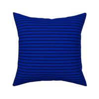 Imperial Blue Pin Stripe Pattern Horizontal in Black