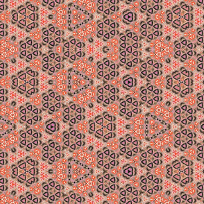 Peachy Crimson Kilim 