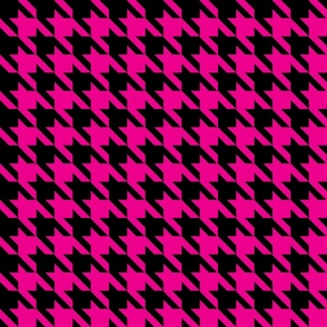 houndstooth fuchsia