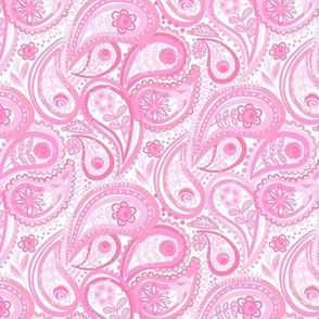 paisley pattern pink