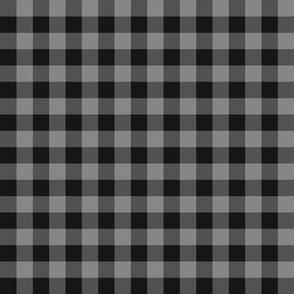 Buffalo plaid linen texture grey