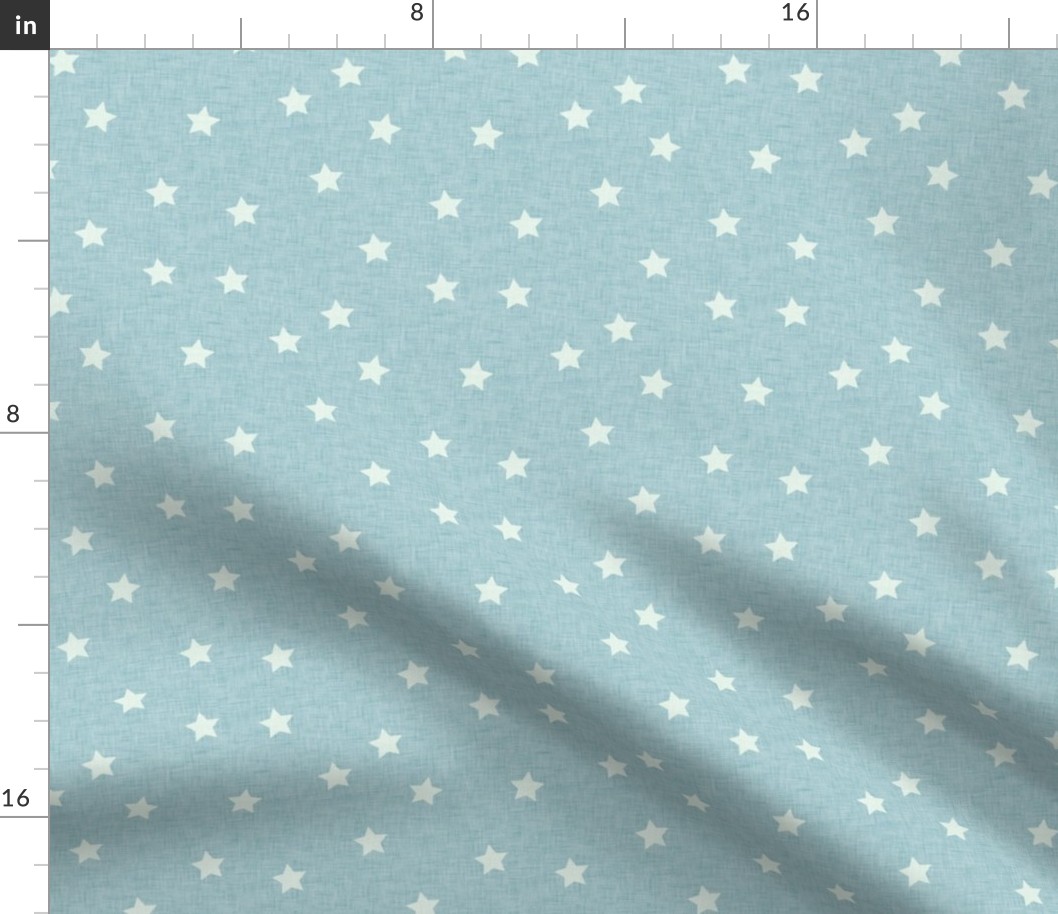 Stars Quilt Baby Blue