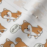 Shiba Inu Small on White