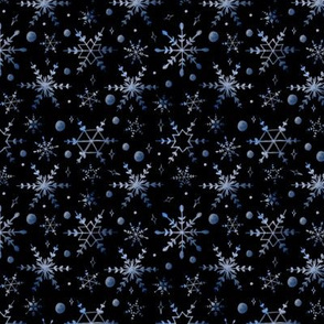 Snowflake Collection - Blue - SMALL SCALE