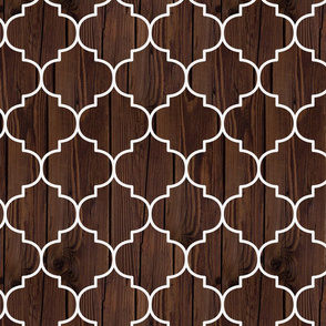 wooden texture with trellis - 12 in