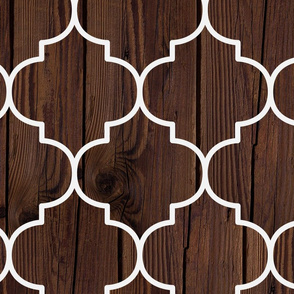 wooden texture with trellis