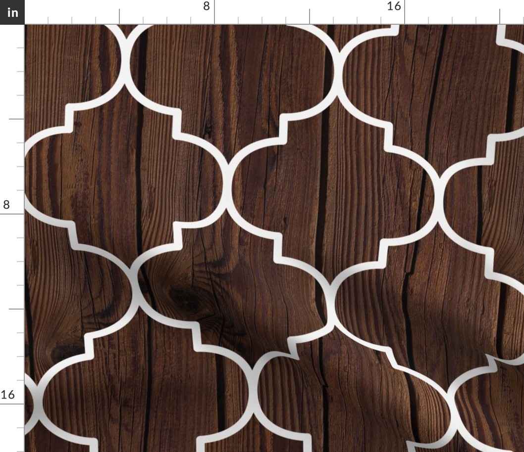 wooden texture with trellis