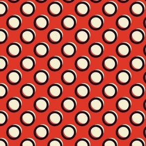 Circles on Red