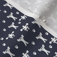 Small scale - Weight lifting fabric, strongmen and kettlebells