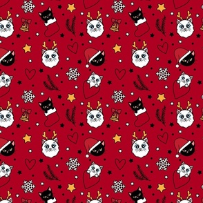 Christmas Cat Xmas Cat Pattern