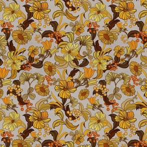 70s retro florals vintage-SwirlyFlowers-Wallpaper-jumbo