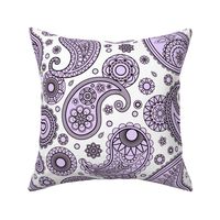 Pretty Lavender Paisley 