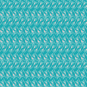 Blossoming_flowers_turquoise_cotton_stock