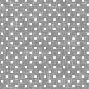 White particles on gray linen-weave by Su_G_©SuSchaefer