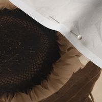 Sunflowers in Sepia (large scale) 