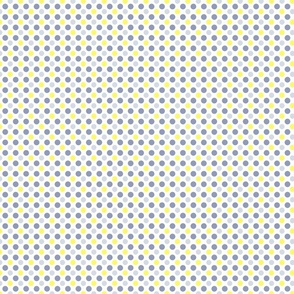 Mini Multi Dots in grey and yellow