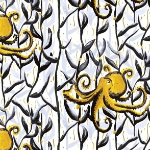 Yellow Octopus (Large Scale)