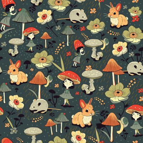 Mushroom fairies