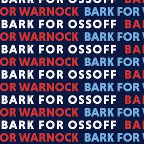 Bark For Ossoff Warnock 