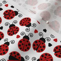 Little Ladybugs and Hearts Small Scale
