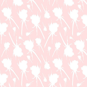 Windswept Romance (Valentine's Rosebud) - white on baby pink, medium 