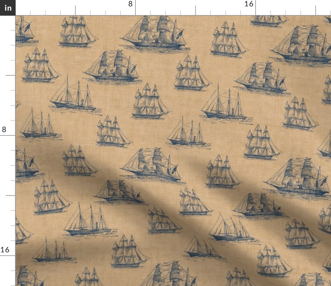 spoonflower wallpaper sailboat